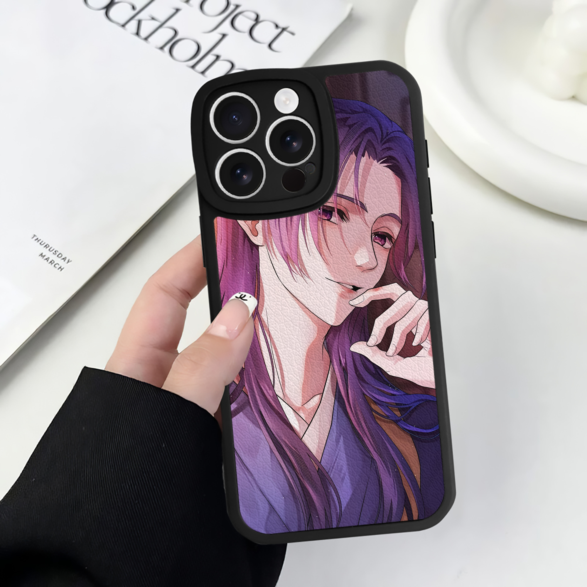 薬屋のひとりごと The Apothecary Diaries 【iPhone 16シリーズ対応】シリコンスマホケース（レザー調） 材質：シリコン